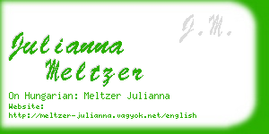 julianna meltzer business card